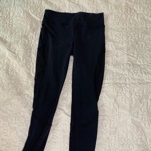 Black Leggings with mesh sides